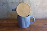 "Flip the bird" Carved Coffee Cup