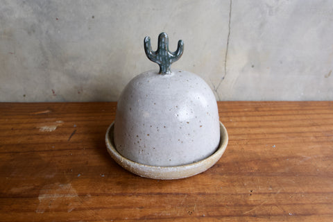 Lonely Cactus Butter Dish