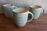 "For Fuck's Sake" Extra Large Mug