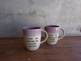 "Give me coffee or fuck offee" Extra Large Mug