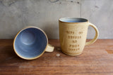 "Give me coffee or fuck offee" Extra Large Mug