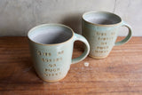 "Give me coffee or fuck offee" Extra Large Mug