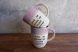 "Give me coffee or fuck offee" Extra Large Mug