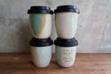 "Give me coffee or fuck offee" Travel Cup