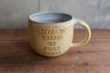 "Give me coffee or fuck offee" Mug