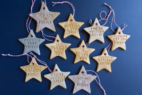 Sweary Star Decoration