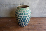 Ombre Green Blue Vase