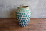 Ombre Green Blue Vase