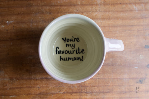 "You're my favourite human" Mug (Seconds)