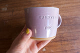 Pink "Everything's fucked/ Everything's fine" Mug (Seconds)