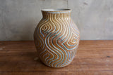 Carved rainbow swirly vase (Seconds)