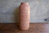 Ombre Pink and Orange Bottle Vase