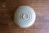 White Swirly Butter Dish