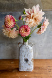 Hand Built Bottle Vase with Hole